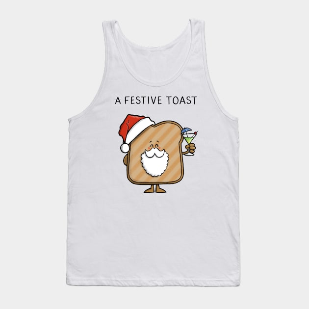 Festive Toast Tank Top by CarlBatterbee